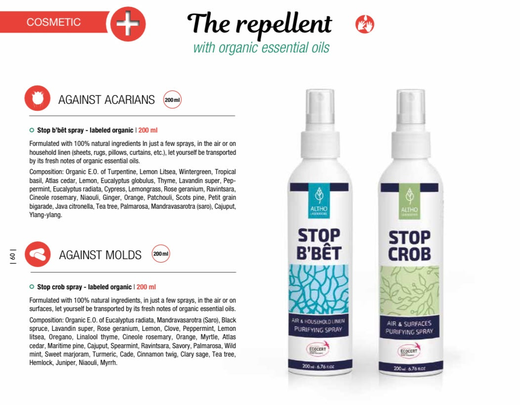 Organic Anti-Dust Mite Spray 200ml Irish Online Store