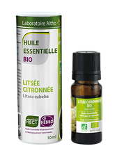Load image into Gallery viewer, May Chang Exotic Verbena Listea Cubeba - Certified Organic Essential Oil, 10ml buy in Ireland Organic aromatherapy online health and wellness store Laboratoire ALTHO