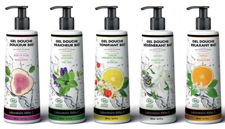 Organic top shower gel