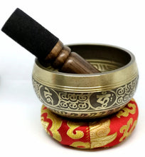 Load image into Gallery viewer, Tibetian Singing bowl excellent for meditation, yoga and your wellbeing. Available to buy now in Ireland from PurelyOrganic