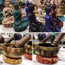 Tibetan Singing Bowl - Gold Hand Hammered