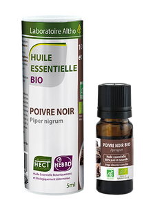 Buy organic Black pepper essential oil online in Ireland. 100% undiluted pure organic essential oil for Diffusing and aromatherapy massage.Certified organic Black pepper essential oil for sale in Ireland.