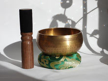 Load image into Gallery viewer, Tibetan Singing Bowl - Gold Hand Hammered