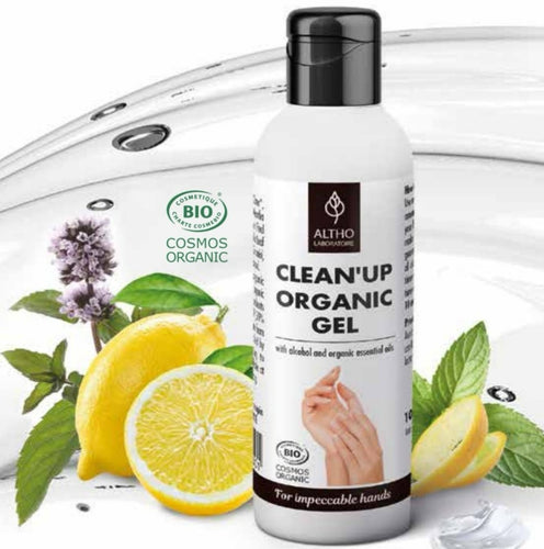 Organic hand gel with natural plant based essential oil ingredients ireland