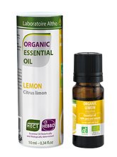 Load image into Gallery viewer, Lemon Essential Oil certified organic aromatherapy oils ireland Laboratoire ALTHO