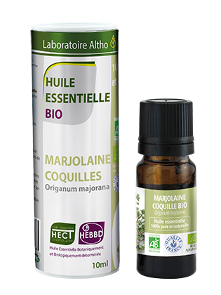 Marjoram Origanum Majorana - Certified Organic Essential Oil, 10ml buy in Ireland Organic aromatherapy online health and wellness store Laboratoire ALTHO