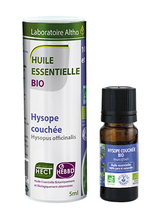 Mountain Hyssop Hysopus Officinalis - Certified Organic Essential Oil, 5ml buy in Ireland Organic aromatherapy online health and wellness store Laboratoire ALTHO