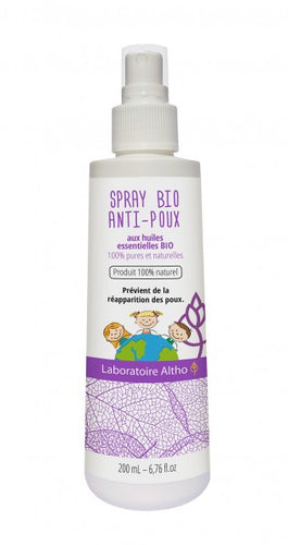 Head Lice prevention spray made with plant extracts and essential oils. Natural remedy and prevention to treat head lice for sale in Ireland