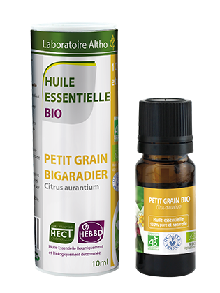 Petitgrain Citrus Aurantium - Certified Organic Essential Oil, 10ml buy in Ireland Organic aromatherapy online health and wellness store Laboratoire ALTHO