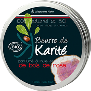 Shea Butter infused with Rosewood Essential Oil - COSMOS Organic
