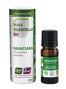 Ravintsara Cinnamomum Camphora - Certified Organic Essential Oil,10ml buy in Ireland Organic aromatherapy online health and wellness store Laboratoire ALTHO