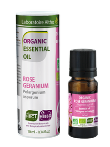 Rose Geranium Essential Oil 10ml - Certified Organic Ireland