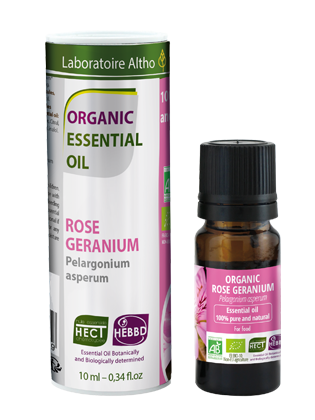 Rose Geranium Essential Oil 10ml - Certified Organic Ireland