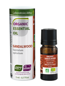 Sandalwood Santalum Spicatum - Certified Organic Essential Oil, 5ml buy in Ireland Organic aromatherapy online health and wellness store Laboratoire ALTHO