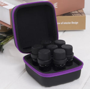 Essential oil Aromatherapy Carry Case - 7 Bottles