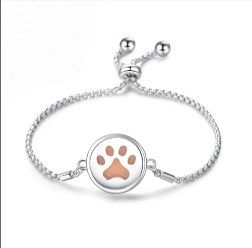 Paw Print - Essential Oil Diffuser Bracelet