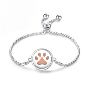 Paw Print - Essential Oil Diffuser Bracelet