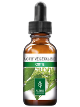 Load image into Gallery viewer, Organic Stinging Nettle Supplements Ireland in glass dropper