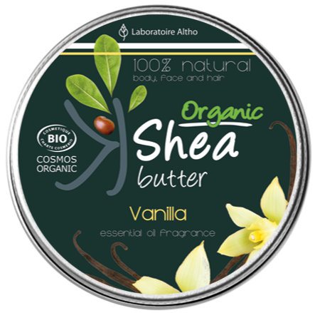 Shea Butter infused with Vanilla Essential Oil - COSMOS Organic