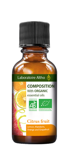 Citrus Fruit Essential Oil Diffuser Blend Aromatherapy Ireland Lemon Mandarin Orange Grapefuit Wellness Mindfulness Holistic Laboratoire ALTHO