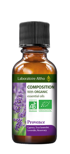 Provence Lavender Essential Oil Diffuser Blend Aromatherapy Ireland Cypress True Lavender Super Lavender and Rosemary Laboratoire ALTHO Wellness Ireland Mindfulness and Holistic