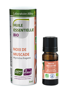Nutmeg Myristica Fragans - Certified Organic Essential Oil, 5ml buy in Ireland Organic aromatherapy online health and wellness store Laboratoire ALTHO