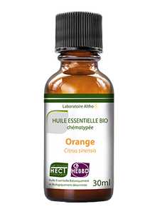 Orange (Sweet) - Certified Organic Essential Oil, 30ml