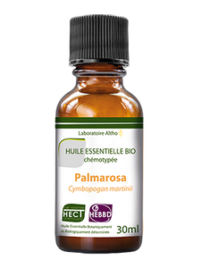Palmarosa - Certified Organic Essential Oil, 30ml