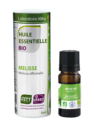 Melissa Lemon Balm Melissa Officinalis - Certified Organic Essential Oil, 5ml buy in Ireland Organic aromatherapy online health and wellness store Laboratoire ALTHO