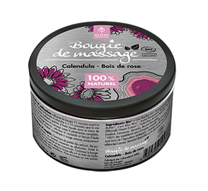 Calendula & Rosewood Aromatherapy Massage Candle