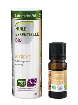 Myrrh Commiphora Myrrha - Certified Organic Essential Oil, 5ml buy in Ireland Organic aromatherapy online health and wellness store Laboratoire ALTHO