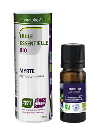 Myrtle Myrtus Communis - Certified Organic Essential Oil,10ml buy in Ireland Organic aromatherapy online health and wellness store Laboratoire ALTHO