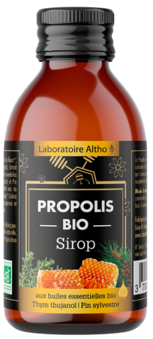 Propolis Syrup for Sore Throat & Coughs 200ml